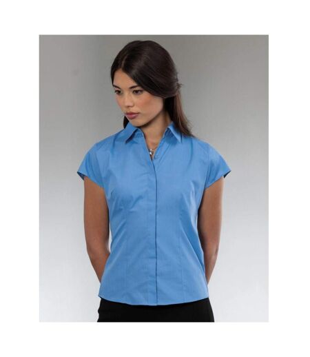 Collection Chemisier À Mancherons Femme Bleu Clair Russell