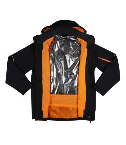Regatta Mens X-Pro Exosphere II Softshell Jacket (Black/Magma Orange) - UTRG5686