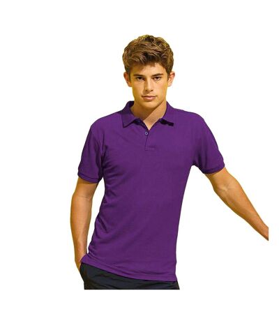 Asquith & Fox Mens Short Sleeve Performance Blend Polo Shirt (Purple) - UTRW5350