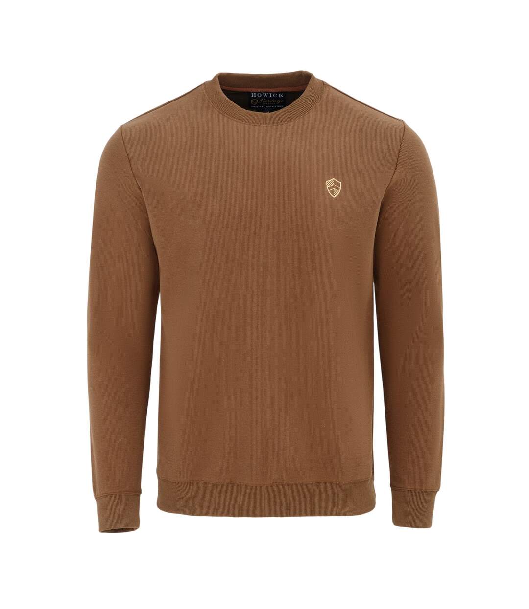 Sweat Motif/style Logo Homme Marron Howick-1