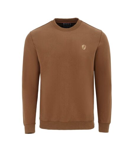 Sweat Motif/style Logo Homme Marron Howick