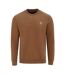 Sweat Motif/style Logo Homme Marron Howick-1