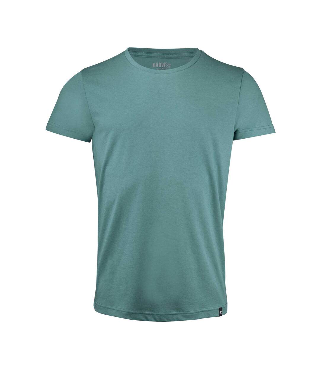 Unisex Adult American U T-shirt Aloe Green James Harvest-1