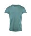 Unisex Adult American U T-shirt Aloe Green James Harvest-1