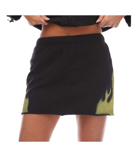 Jupe Law Flames Femme Noir Jaune Heron Preston