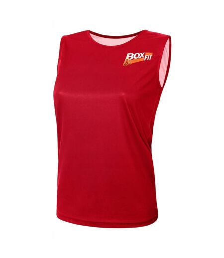 Short De Boxe Et Débardeur Femme Rouge BoxFit