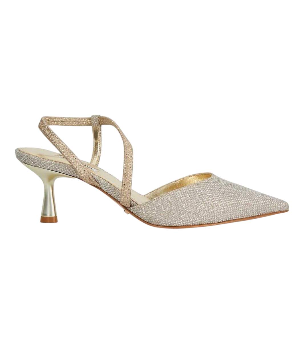 Escarpins Officiel Femme Jaune Or Dune London-1
