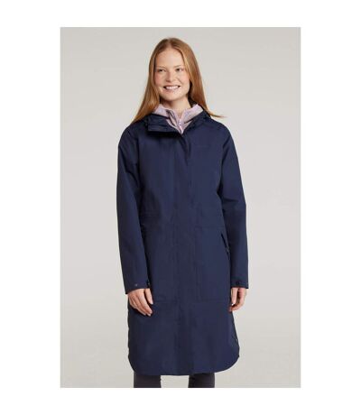 Womens/ladies Hannah Extreme Waterproof Jacket Navy Mountain Warehouse