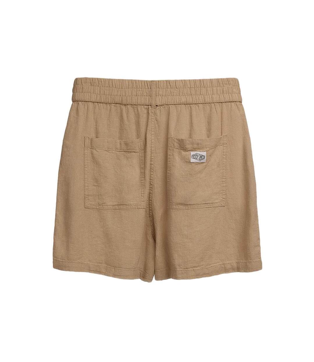 Short beige femme teddy smith janis - l-3