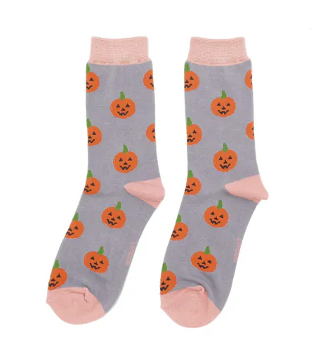 Chaussettes fantaisie en bambou pour femme Halloween