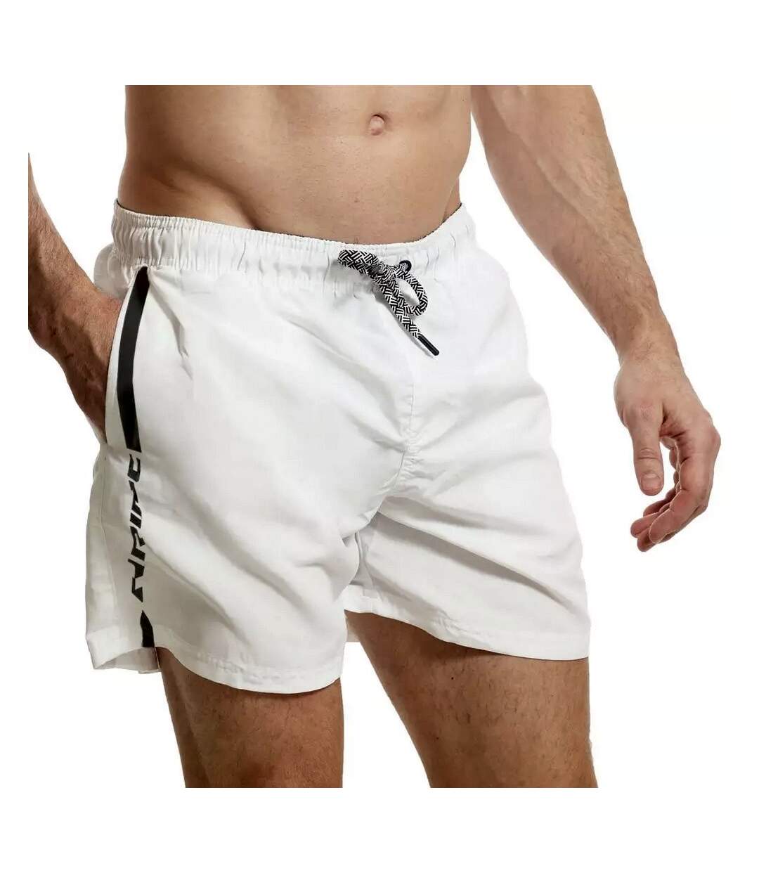 Short de bain homme bleu roi / blanc RIPT Essentials-2