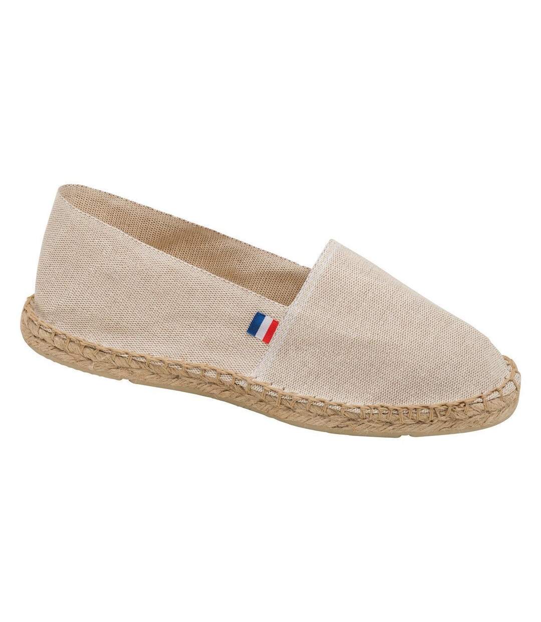 Espadrilles - Unisexe - Fabrication française - K840 - beige lin-1