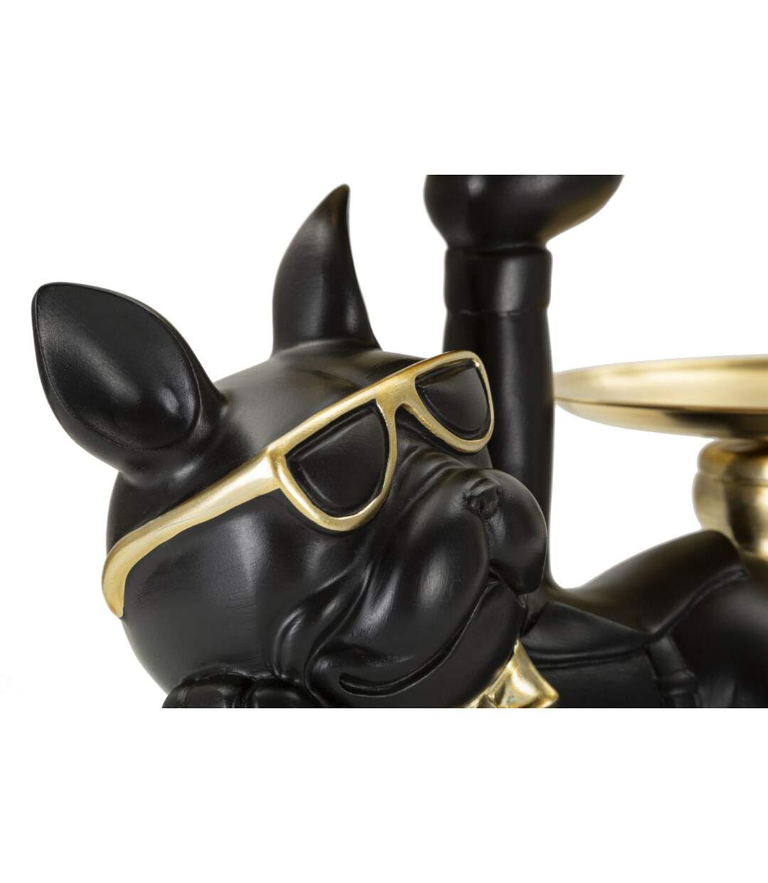 Vide-Poche Statuette Chien Dog Rover 23cm Noir-5