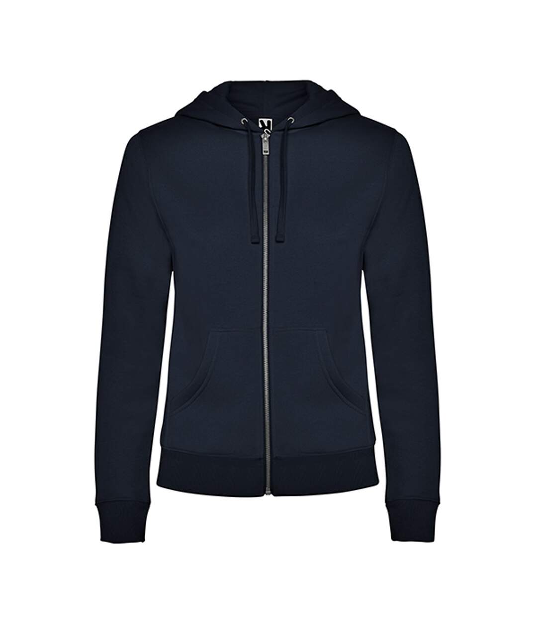Womens/ladies Veleta Sweat Jacket Navy Blue Roly-1