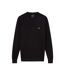 Mens crew neck long-sleeved sweatshirt jet black Lyle & Scott