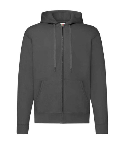 Veste à capuche classic homme graphite clair Fruit of the Loom