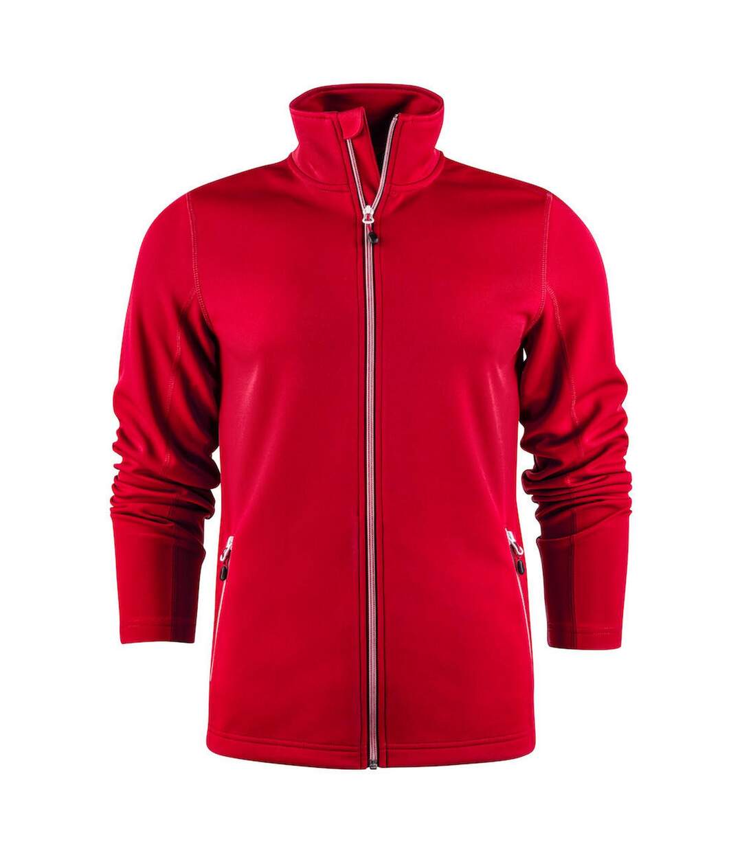 Mens Powerslide Sweat Jacket Red Printer RED-1