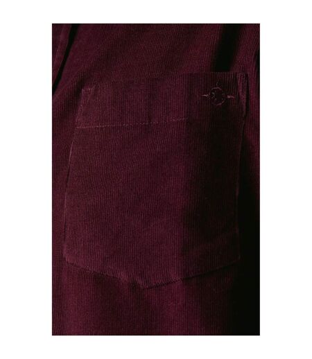 Chemise Manches Longues Homme Bordeaux Maine
