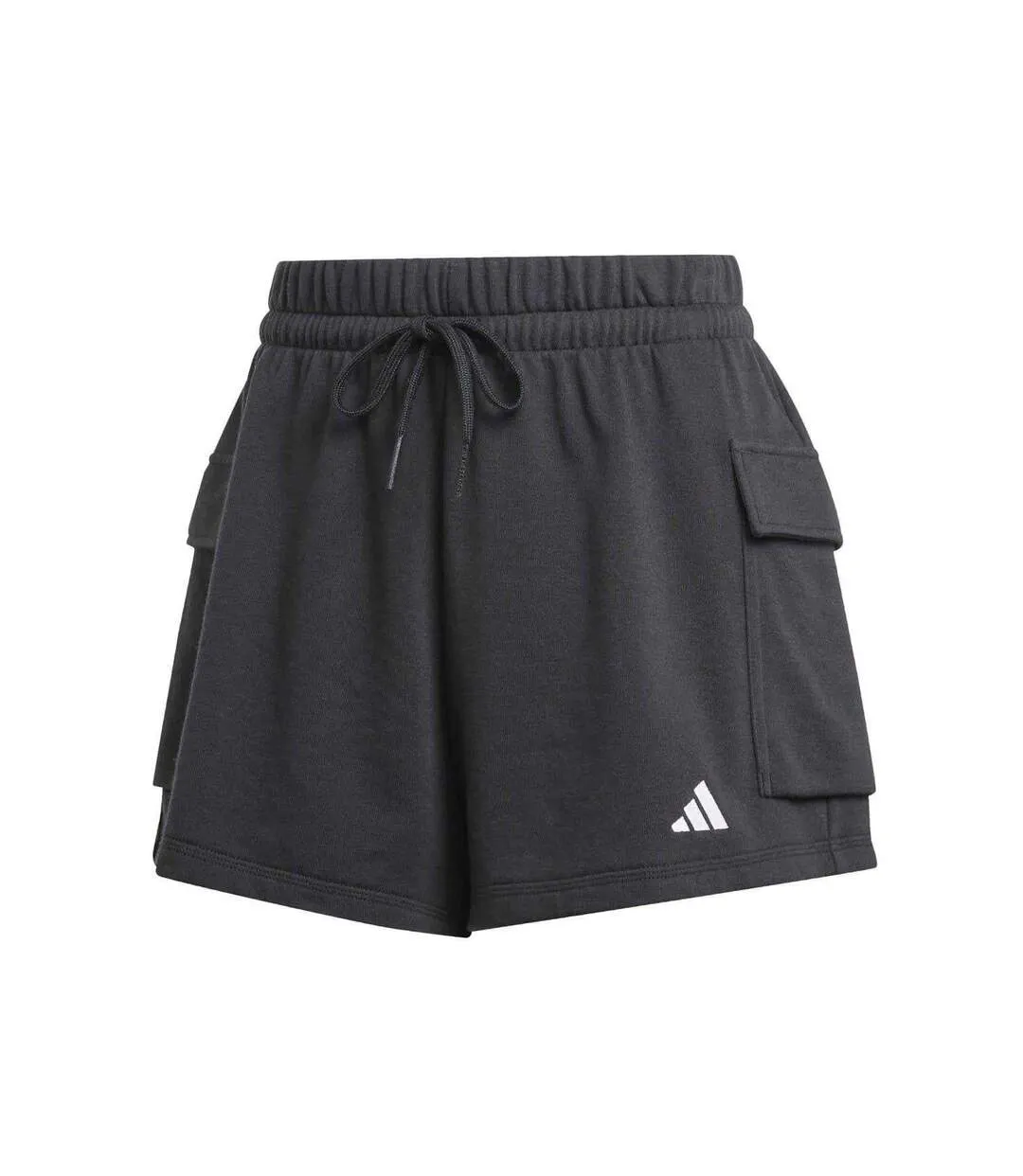 Short À Poches Femme Noir Blanc Adidas-1