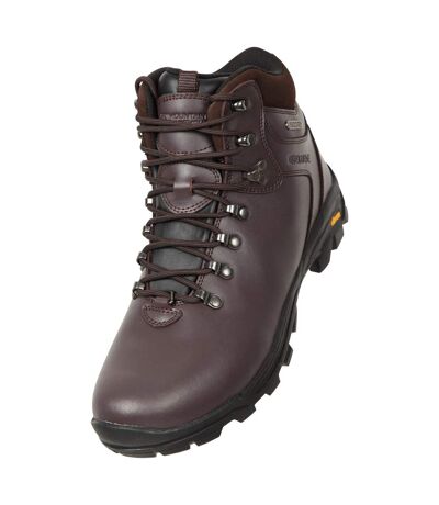 Mountain Warehouse Mens Latitude Extreme Leather Walking Boots (Brown) - UTMW1792
