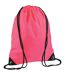 Sac de gym 11 litres taille unique rose fluo Bagbase