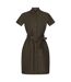 Robe Chemisier Quinta Femme Vert Kaki Sombre Regatta-2
