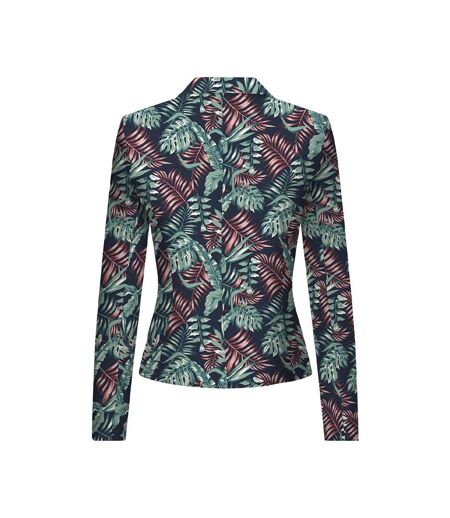 Blazer Marine/Vert Femme Only Tadia - L