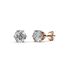 Boucles d'oreilles Solitaire L, Cristal d'Autriche-1