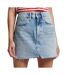 Jupe en jean bleu clair femme superdry mini skirt-1