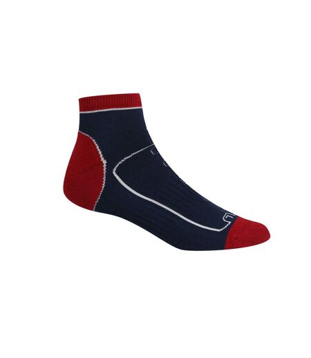 Socquettes samaris trail homme bleu marine / rouge foncé Regatta