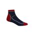 Regatta Mens Samaris Trail Ankle Socks (Pack of 2) (Navy/Dark Red) - UTRG5816