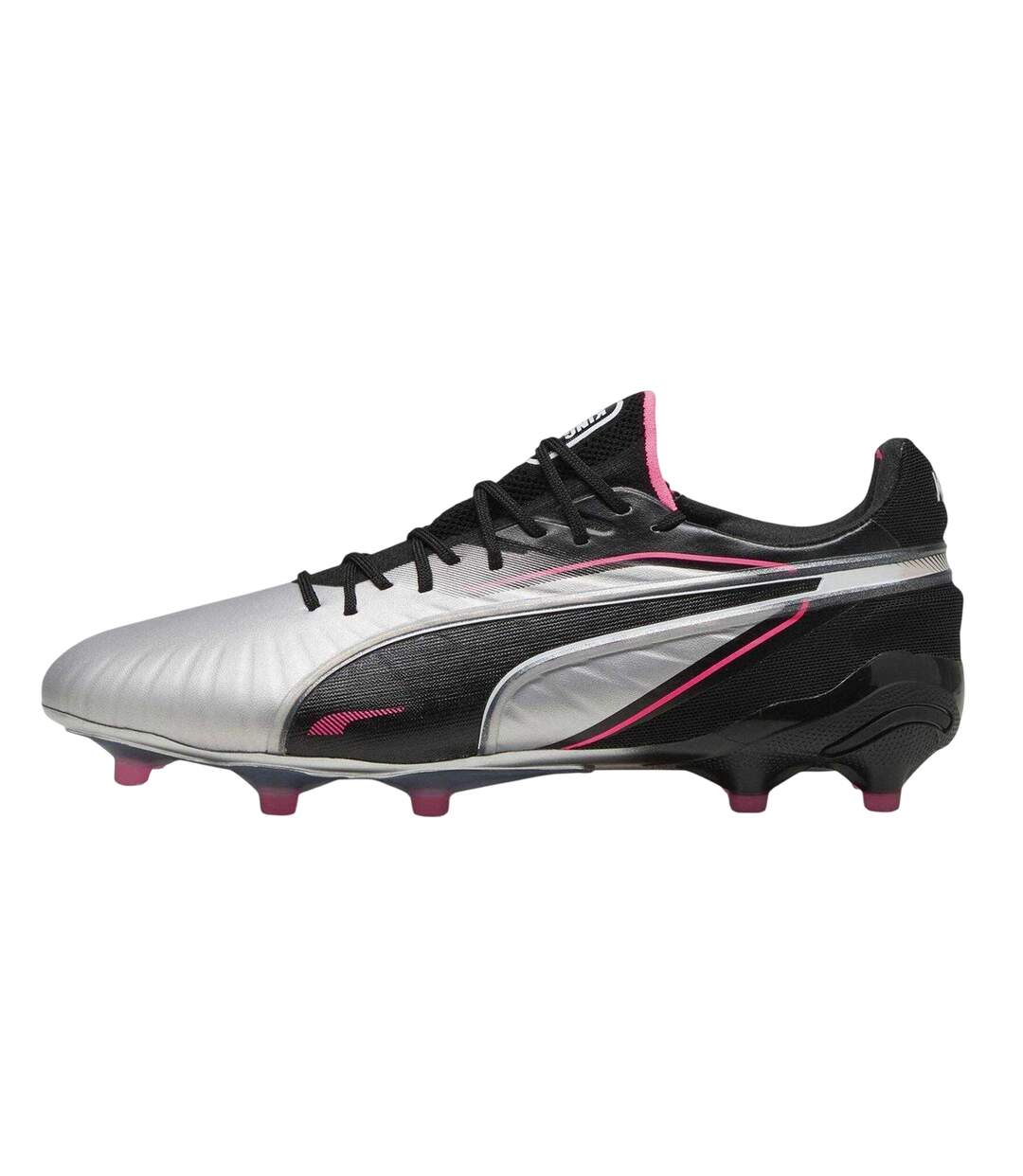 Mens King Ultimate Firm Ground Football Boots Silver Black Puma-3