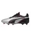 Mens King Ultimate Firm Ground Football Boots Silver Black Puma-3