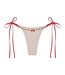 Bas De Maillot De Bain Motif/style À Pois Bella Hadid Mackenzie Femme Rouge Clair Frankies Bikinis-2