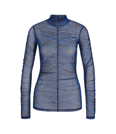 Womens/ladies Dikarau Long-sleeved Top Multicoloured Hugo