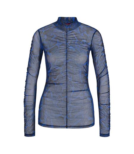 Womens/ladies Dikarau Long-sleeved Top Multicoloured Hugo