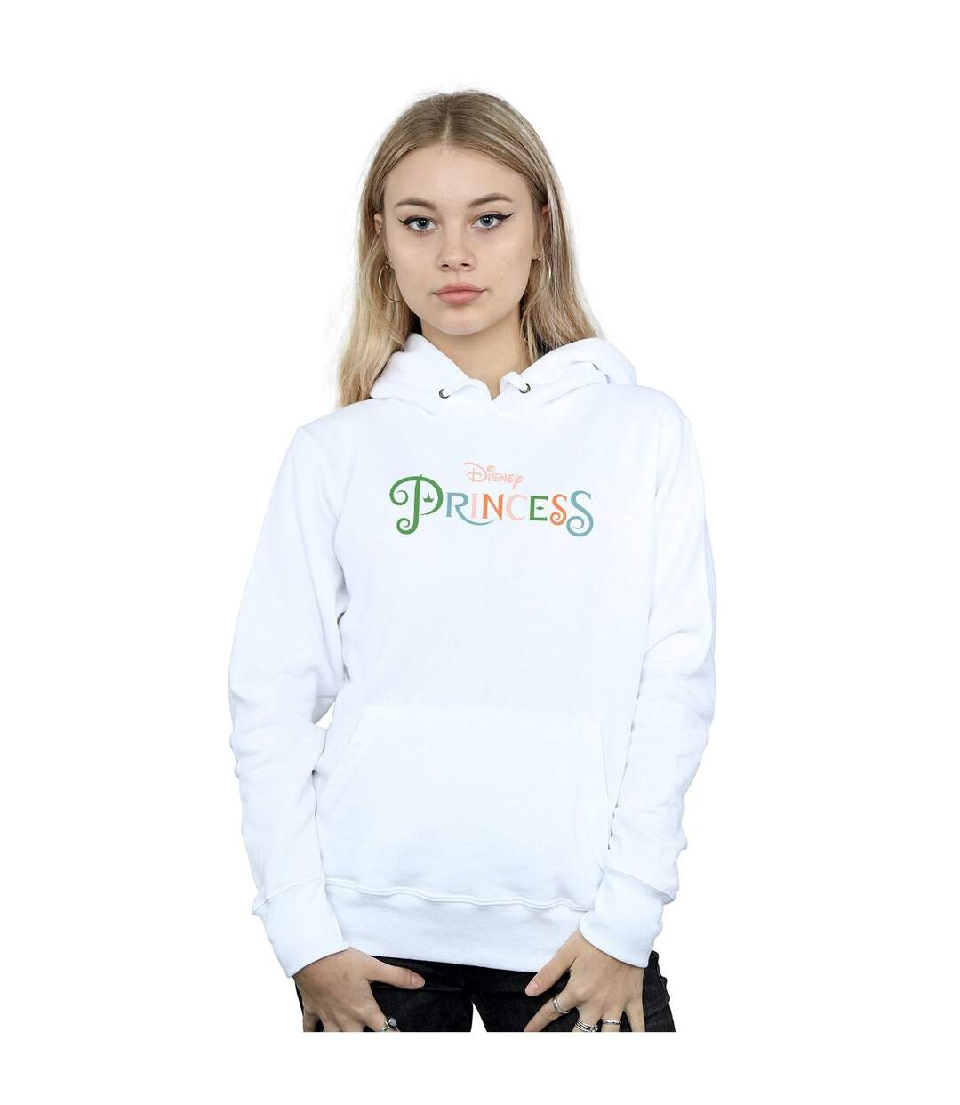 Disney Princess - Sweat à capuche COLOUR LOGO - Femme (Blanc) - UTBI12479-2