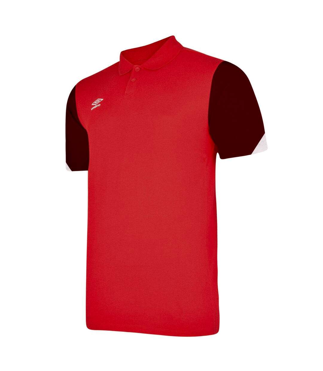 Mens total training polo shirt black/white/carbon Umbro-2