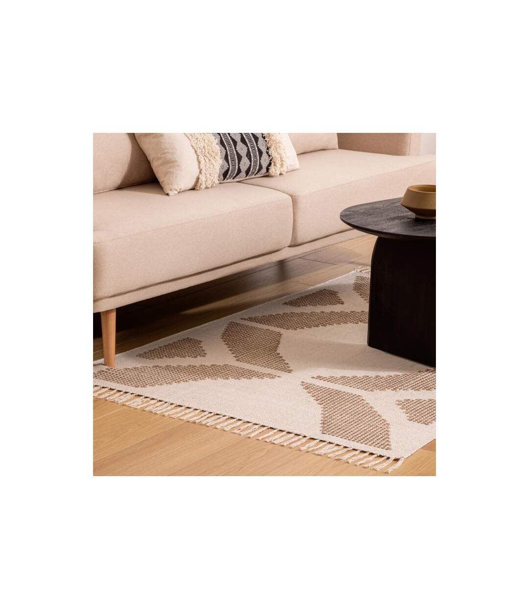 Tapis Brodé Inuit Dreams 120x170cm Blanc-4