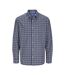 Chemise bleu à carreaux homme jack & jones 12260776 - l-1