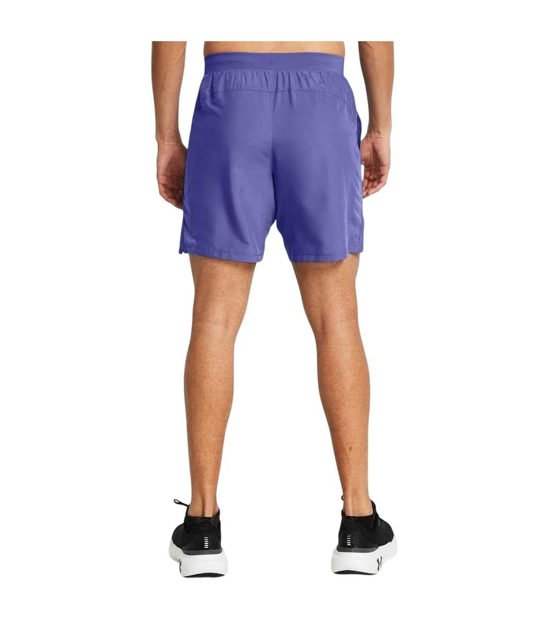 Mens Launch Running Shorts Purple Under Armour-2