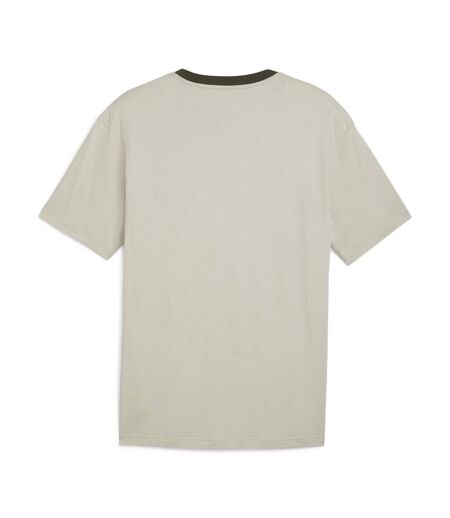 T-Shirt beige/gris homme puma power - l