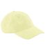 Casquette Unisexe À 6 Panneaux, Profil Bas Jaune Beechfield-1