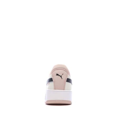 Baskets rose/blanches femme puma wns carina street