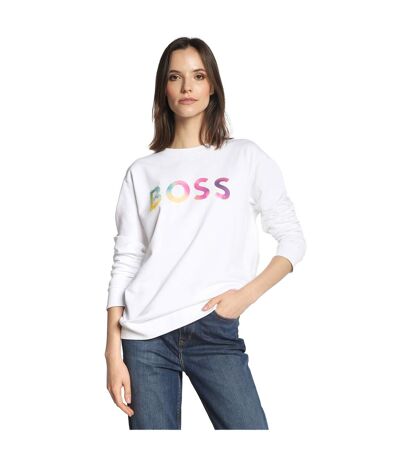 Sweat Equal Femme Blanc Boss