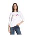 Sweat Equal Femme Blanc Boss-1