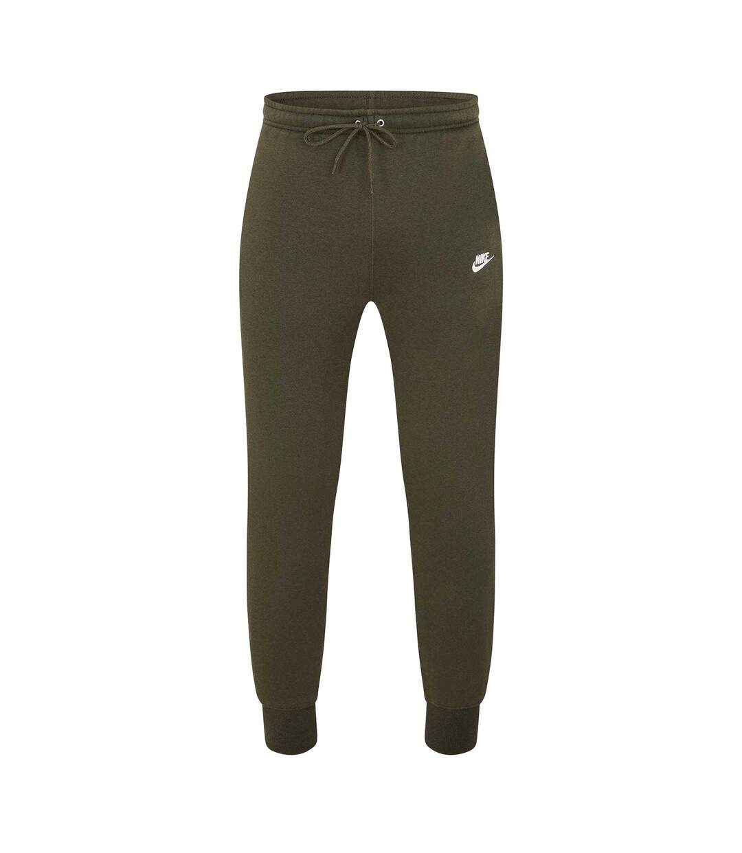 Mens Sportswear Club Fleece Jogging Bottoms Sequoia Red White Nike-2