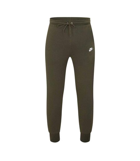 Mens Sportswear Club Fleece Jogging Bottoms Sequoia Red White Nike