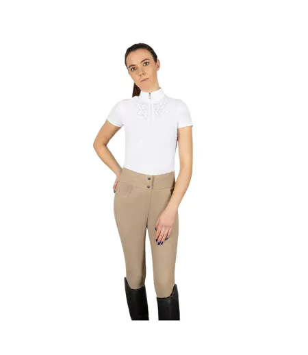Pantalon D´équitation Style Strass Fenham Femme Taupe Coldstream