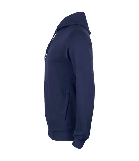 Sweat À Capuche Premium Homme Bleu Marine Foncé Clique